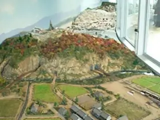 福島県郡山市のふれあい科学館スペースパークにあるジオラマ