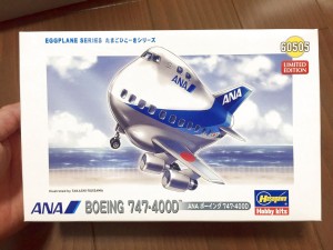 たまごひこーき　ハセガワ　ＡＮＡ　747-400Ｄ　60505