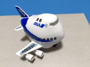 ハセガワ　たまごヒコーキ　60505　ＡＮＡ　ボーイング747-400Ｄ　完成02