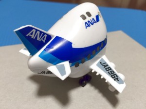 ハセガワ　たまごヒコーキ　60505　ＡＮＡ　ボーイング747-400Ｄ　完成04