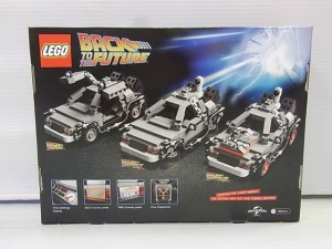  LEGO 21103 バック・トゥ・ザ・フューチャーのレゴ。箱画像。