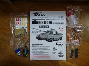 TORRO 1/16 キングタイガー 説明書 付属品