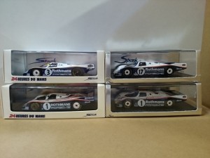 スパーク　 1/43 ポルシェ　962C　ル・マン　優勝車　４台