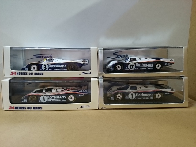 ミニカー買取実績】スパーク 1/43 ポルシェ962C ル・マン優勝車 他