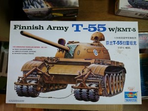 トランぺッター 1/35 T-55 w/KMT-5