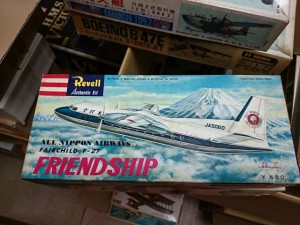 マルサン レベル ラベール 全日空 F-27 FRIENDSHIP 