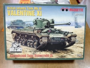 MAQUETTE 1/35 VALENTINE XI