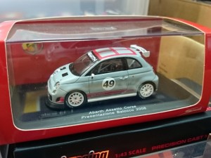 スパーク　1/43　アバルト　500　アセットコルサ