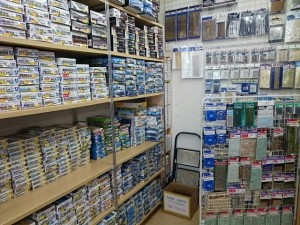 すずき模型店さん 店内の様子 艦船 エッチングパーツも充実