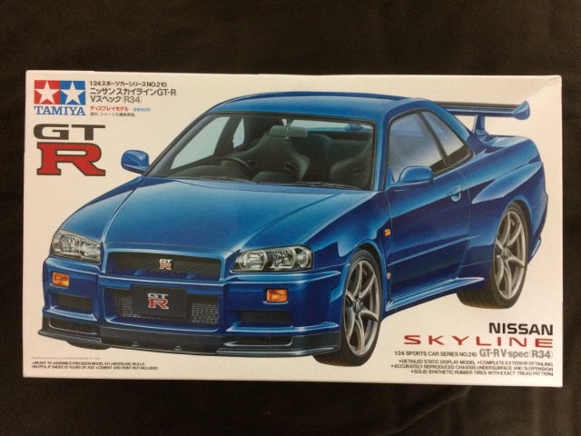 新品 未開封品 1/24 ニッサン R34 スカイライン GT-R ダイキャスト