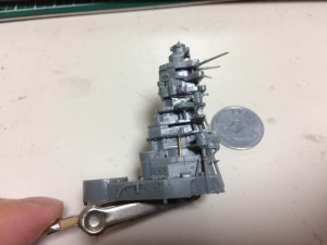 戦艦比叡の艦橋