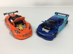 マッスルマシンスポコン ミニカー アキュラ NSX、S2000