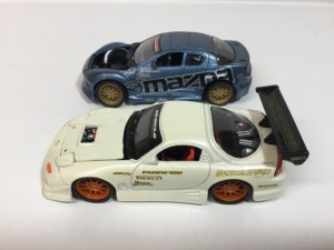 マッスルマシンスポコン ミニカー RX-7 FD、RX-8