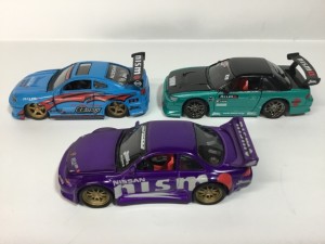 マッスルマシンスポコン ミニカー シルビア 200SX、S13、S14、S15