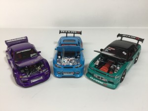 マッスルマシンスポコン ミニカー シルビア 200SX、S13、S14、S15