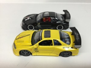 マッスルマシンスポコン ミニカー スカイライン GT-R R34