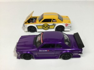 マッスルマシンスポコン ミニカー ハコスカ スカイライン