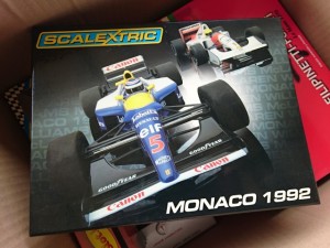 スロットカー スケレ モナコ1992 MP4/7 A.Sena  FW14B N,Mansell   限定4500