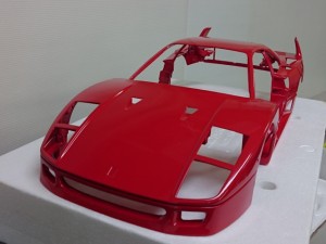 ポケール 1/8 フェラーリ F40 リバロッシ  メタル ボディパーツ1