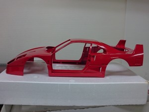 ポケール 1/8 フェラーリ F40 リバロッシ  メタル ボディパーツ3