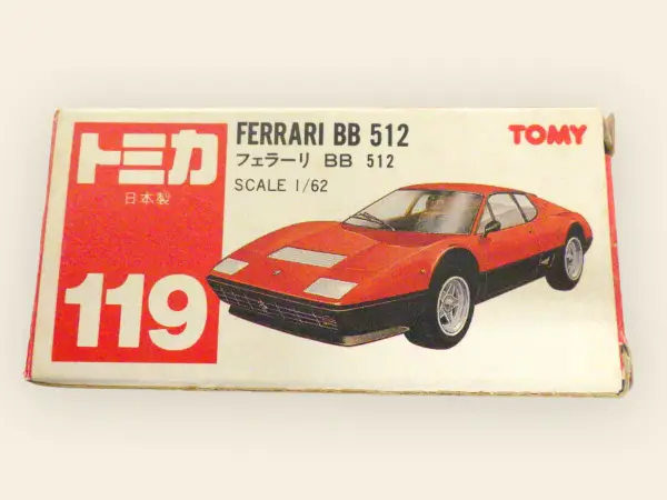 トミカ フェラーリ 512 BB 赤 黒 119-1-6