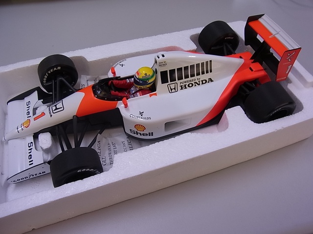 1/43 ミニチャンプス ロータス 98T ベルガー セナ　 F1 PMA