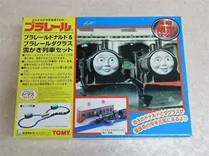 プラレール　ドナルド\u0026ダグラス　雪かき列車セット　ジャンク品