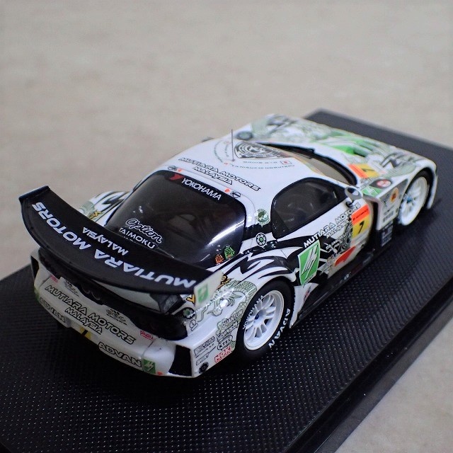 エブロ　1/43 SUPER GT300 M7 ムルティアラモーター 雨宮 SGC7 Rd.4マレーシア優勝車（No.44375）　後面