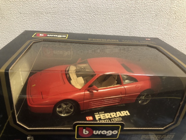 フェラーリ ミニカー 1/18 348TB EVOLUZIONE 1989の+ ...