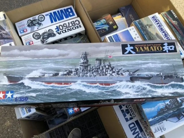 【宅配】富山県魚津市のプラモデル買取実績｜TAMIYA「1/350 大和」など大量のプラモデル