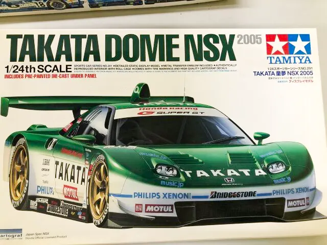 タミヤ 1/24 スポーツカーシリーズNo.291 TAKATA 童夢 NSX 2005
