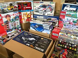 【出張買取】タミヤ RC パジェロ、イグニッションモデル またまたあぶない刑事 レパード アルティマ（金）などラジコン・ミニカー多数を茨城県守谷市にてお譲りいただきました