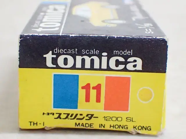 黒箱 香港トミカNo.11 トヨタ スプリンターSL1200　黄色