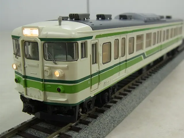 JR 115-1000系近郊電車（新潟色・緑）点灯確認時の写真2