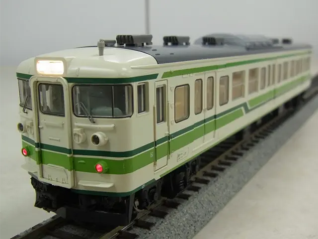 JR 115-1000系近郊電車（新潟色・緑）点灯確認時の写真１