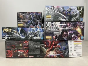 HG 1/144スケール ナイチンゲール、MG 1/100スケール ガンダムNT-1 Ver.2.0等を秋田県秋田市のお客様から宅配買取にてお譲りいただきました