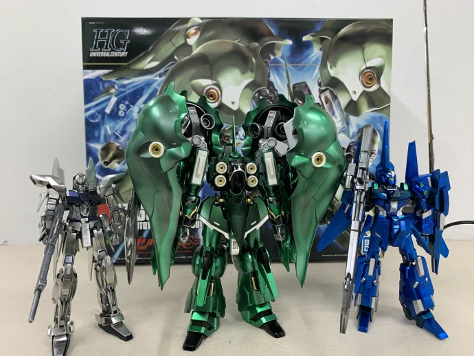 【宅配】組立済 HG岐阜県岐阜市のプラモデル買取実績｜ガンプラ「UC クシャトリヤ」「 リゼル（隊長機）」「デルタプラス」など