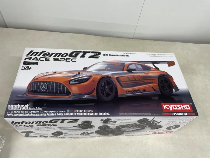 【宅配】高知県高知市のラジコンカー買取実績｜京商「1/8 GP 4WD インファーノGT2 RACE SPEC 2020 メルセデスAMG GT3（33019） 」