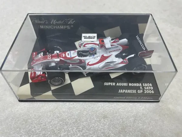 ミニチャンプス「スーパーアグリSA06　佐藤琢磨　日本GP　2006」