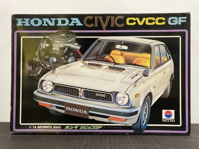 【宅配】新潟県三条市のプラモデル買取実績｜日東科学「1/16 ホンダ シビック CVCC GF」