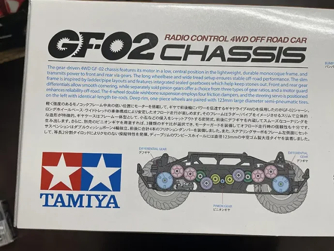 RCカー　タミヤ 1/10スカッシュバン　シャーシ２