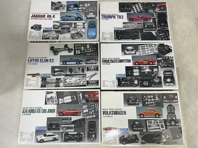 グンゼ産業HI-TECH MODEL1/24 カーモデル6種