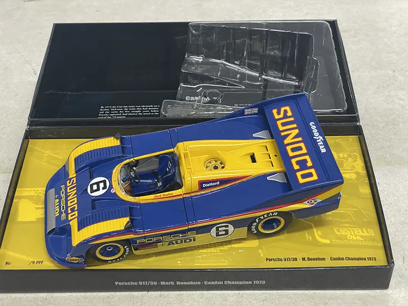 A 1/18 Porsche 917/30・Mark Donohue・CanAm Champion 1973 本体とケース