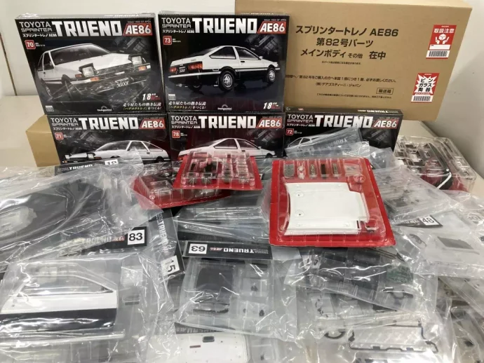 デアゴスティーニ 1/8 スプリンタートレノ AE86