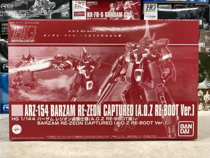 HG 1/144 バーザム レジオン鹵獲仕様 (A.O.Z RE-BOOT版)