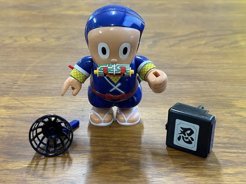 ヨネザワ ダイヤ合金 忍者ハットリくん　本体・付属品正面