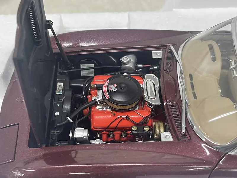 1/24 1965 コルベットコンバーチブル エンジン