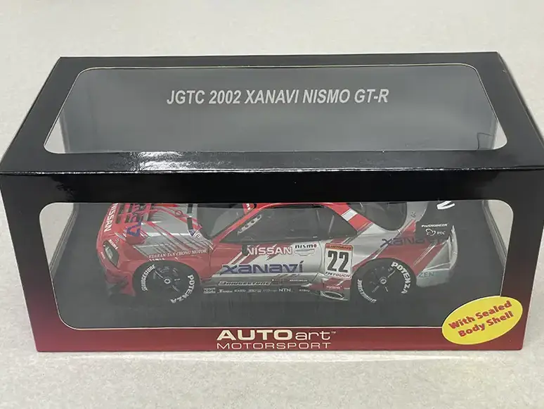 AUTOart 1/18 NISSAN SKYLINE R34 GT-R JGTC 2002 XANAVI NISMO GT-R #22