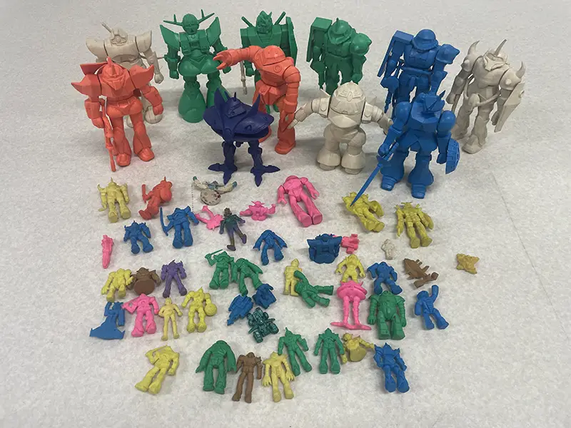 ガンダム消しゴム　集合