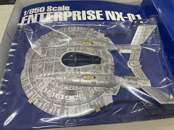 バンダイ　スタートレック 1/850エンタープライズNX-01　キット本体
